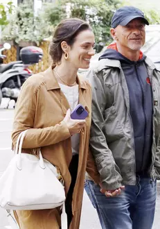 EXCLUSIVE: Eros Ramazzotti is a tender grandpa, out in Milan with grandson Cesare Augusto Cerza, daughters Aurora and Raffaela, and girl-friend Dalila Gelsomino