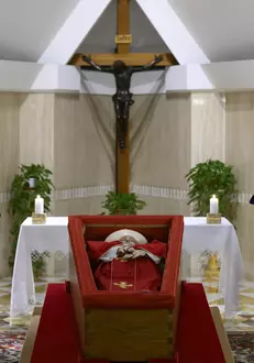 Rite of the Constatation of the Death of the Pontiff at the Chapel of Santa Marta in the Vatican