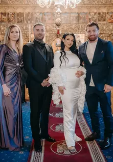 Francisca și Tj Miles la nuntă
