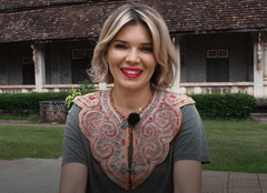 Gina Pistol a avut parte de o petrecere surpriză în Asia