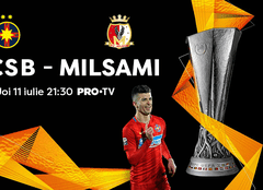 PRO TV va transmite joi seara prima manșă a turului 1 din Europa League,  FCSB – FC Milsami Orhei