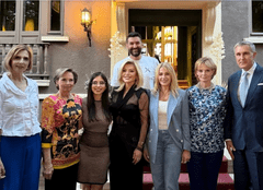 Nadia Comăneci, Loredana Groza și Smiley, în vizită la Familia Regală a României. Imaginea care i-a impresionat pe fani