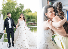 GALERIE FOTO. Elena Hagi dezvăluie imagini emoționante de la nunta Kirei. „Un gând pentru miri”. Ce mesaj i-a transmis cumnatei sale