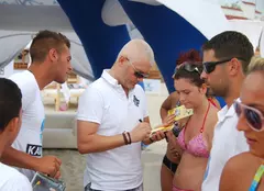 FOTO. Virgil Ianțu, la distracție pe plaja Kanal D Summer Studio