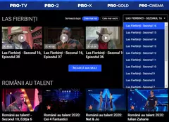 Platforma video protvplus.ro  oferă gratuit, integral și nelimitat conținutul show-urilor difuzate la Pro TV