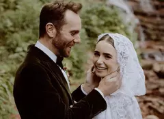 Lily Collins s-a căsătorit. Actrița din „Emily in Paris” a avut o nuntă ca-n povești