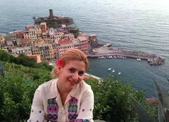 Amalia Enache s-a relaxat în Toscana