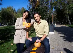 Anca Dumitrescu şi Marius Pancu (Digi24) se pregătesc de Halloween
