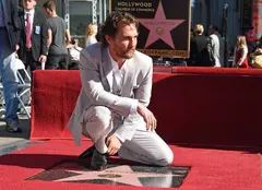 Matthew McConaughey a primit o stea pe Bulevardul Walk of Fame