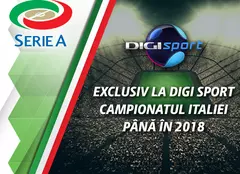 Campionatul italian Serie A va fi difuzat, în exclusivitate, pe Digi Sport