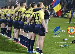 TVR 1 transmite, sâmbătă, meciul de rugby România-Tonga