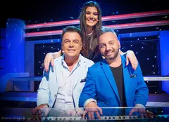 FOTO. Adrian Enache, Paula Seling şi Ovi lansează „Duelul pianelor” la TVR2