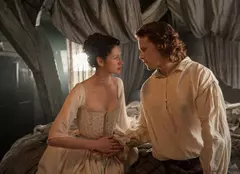 Caitriona Balfe nu prea s-a întâlnit cu Sam Heughan anul ăsta