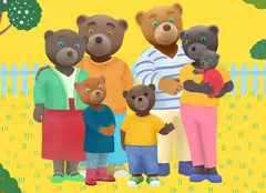 GALERIE FOTO. Din 15 aprilie, canalul de desene animate JimJam difuzează un nou serial, „Micul urs brun”