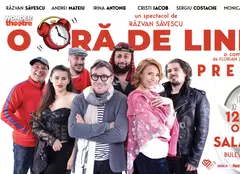 Compania independentă de teatru WonderTheatre anunță premiera spectacolului “O ORĂ DE LINIȘTE” cu Cristi Iacob, Monica Davidescu, Andrei Mateiu și Irina Antonie