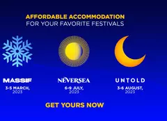 Opțiuni de cazare la cele mai mari festivaluri de muzică: Untold, Neversea și Massif 2023