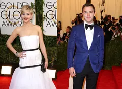 Jennifer Lawrence s-a afişat alături de iubit la Globurile de Aur