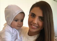 FOTO. Actrița Michelle Renaud din „Pasiune și putere” și-a botezat fiul