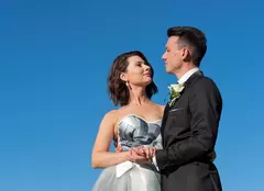 GALERIE FOTO. Nunta de poveste a Mihaelei Călin. Cum a arătat rochia creată special pentru ea și ce rol a avut Andreea Berecleanu