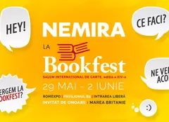 Editura Nemira ne invită la o nouă ediție a Salonului Internațional de Carte Bookfest, la Romexpo