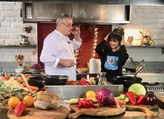 Actrița Dorina Chiriac este invitata din acest weekend în bucătăria lui Mircea Dinescu