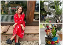 Adela Popescu și Radu Vâlcan au dat petrecere mare pentru Alexandru. Ce a impresionat-o pe vedetă