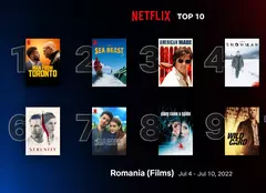 Top 10 filme și seriale Netflix în România, săptămâna 4 - 10 iulie 2022