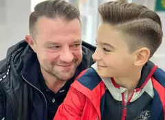 Așa tată, așa fiu! Andrei Duban, mândru de băiatul său, Armin. „Îi cam place, sincer, să fie în centrul atenției”. EXCLUSIV