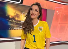 Ce ritual are Marina Nițoiu (Prima TV) înaintea oricărui meci al Naționalei: „Noroc că mă lasă”. EXCLUSIV