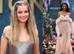 Vedetele din „Bridgerton” s-au întrecut în ținute extravagante la premiera părții a doua a celui de-al treilea sezon. Imagini spectaculoase de pe covorul roșu