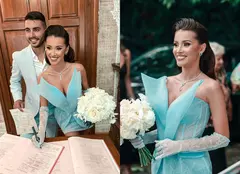 Ana-Maria Barnoschi s-a cununat civil. Prezentatoarea de la Kanal D a cheltuit o mică avere pentru rochia de mireasă