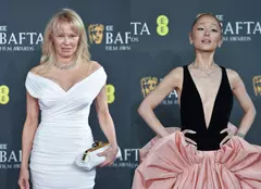 Cele mai frumoase ținute de la Gala Premiilor BAFTA. Pamela Anderson și Ariana Grande, în centrul atenției