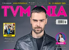 TVMania, 11 august: Denis Hanganu, despre rolul din „Groapa”. Programe TV 15–21 august și premiere din cinema și sport
