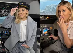 Andreea Ibacka, „pilot pentru o zi”: „Nu e Photoshop. Nici AI”. Actrița a testat un simulator de zbor și a trăit o experiență ca în filme