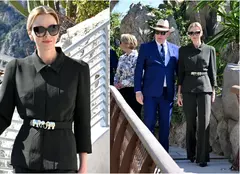 Prințesa Charlene, apariție impecabilă la redeschiderea Grădinii Exotice! Accesoriul „reciclat” la care suverana din Monaco nu renunță. FOTO