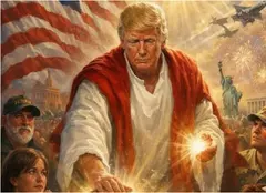 Revolta conservatorilor după ce Donald Trump s-a înfățișat drept Mesia cu ajutorul AI: „Puțină modestie i-ar prinde bine”