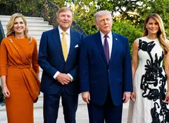 Alb-negru vs. Portocaliu regal: Lecția de diplomație vestimentară oferită de Melania Trump și Regina Máxima