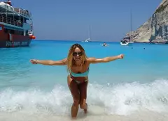 Flavia de la „’Neatza cu Răzvan și Dani” a fost în vacanţă în Zakinthos