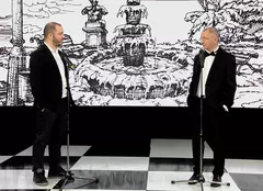 Horaţiu Mălăele şi fiul său, Bogdan, la „Gala Umorului” (TVR 2)