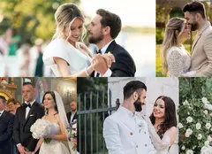 Nunțile anului 2023. Cuplurile de vedete care și-au jurat iubire veșnică