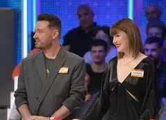 Alexandra Ungureanu și Alexandru Abagiu, invitați speciali la Roata norocului, de la Kanal D