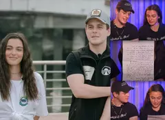 Alexia și Aris Eram, emoționați de scrisoarea primită de la părinții lor, la America Express 2023, sezonul 2. „Sunteți premiul de aur al vieții noastre”