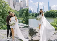 Ramona Păun și Cosmin Mihăiță s-au căsătorit la New York, după 10 ani de relație. Ce surpriză spectaculoasă a primit prezentatoarea