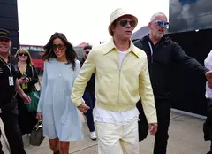 Brad Pitt, apariție surprinzătoare cu iubita lui. Imagini rare cu celebrul actor și Ines De Ramon