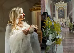 Laura Cosoi, noi imagini de la botezul fiicei sale, Aida. Ce mesaj i-a transmis mezinei familiei: „Ne dai lecții mari despre viață!”