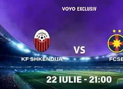 Meciul dintre FCSB și Shkendija este transmis de VOYO. Program de difuzare