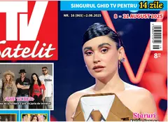 TV Satelit 16/2025, cu Irina Rimes pe copertă. Program TV complet 8–21 august și cele mai tari noutăți din showbiz, cinema și streaming