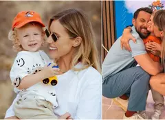 Fiul lui Dani Oțil a împlinit patru ani. Imaginea care a făcut furori printre fani: „Las asta aici pentru când nu ne mai lași să te luăm în brațe”