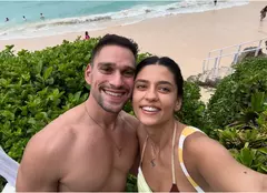 Oana Moșneagu și Vlad Gherman, vacanță exotică în Bali. Imagini din Uluwatu