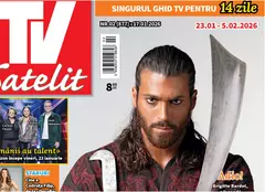 TV Satelit nr. 02/2026 apare pe 17 ianuarie: Can Yaman este noul „Sandokan”, plus ghid TV complet pentru 14 zile
